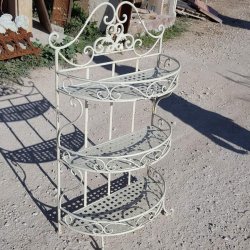 ETAGERE BLANCHE 3 PLATEAUX