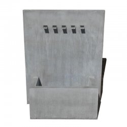 FONTAINE 5 BECS PLATS EN ZINC