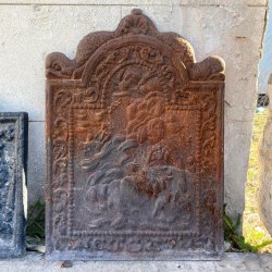 PLAQUE CHEMINEE FONTE H61